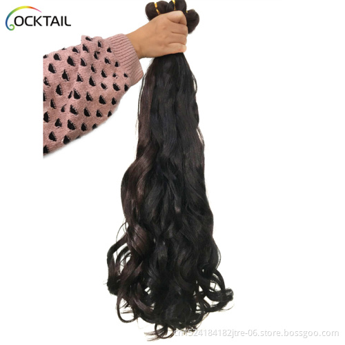 Kanekalon  high temperature fiber body wave synthetic braiding hair, new design french curls synthetic braiding hair